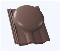 KMB BETA Briliant Taška betonová odvětrávací komplet Beta o 150 mm hnědá